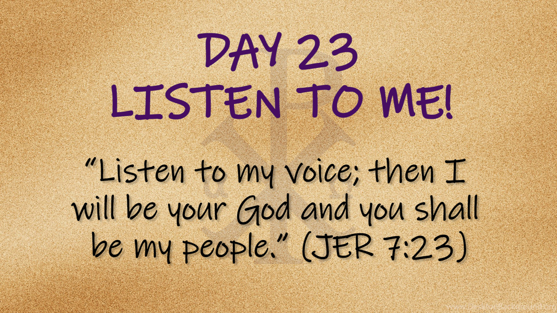 Featured image for “Side by Side – Day 23 “Listen to Me””
