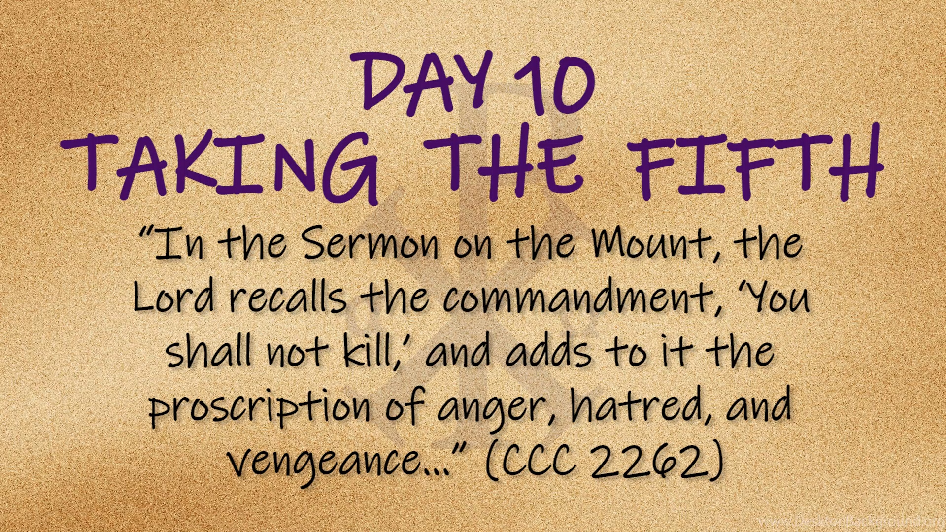 Featured image for “Side by Side – Day 10 “Taking the Fifth””