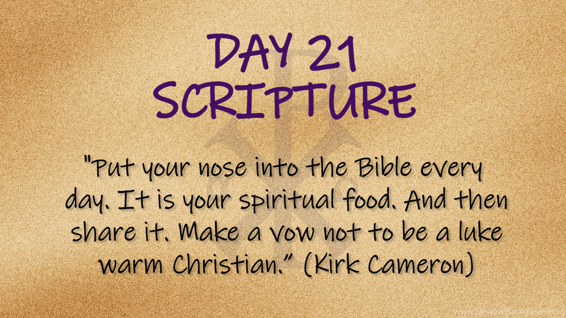Featured image for “Side by Side – Day 21 “Scripture””