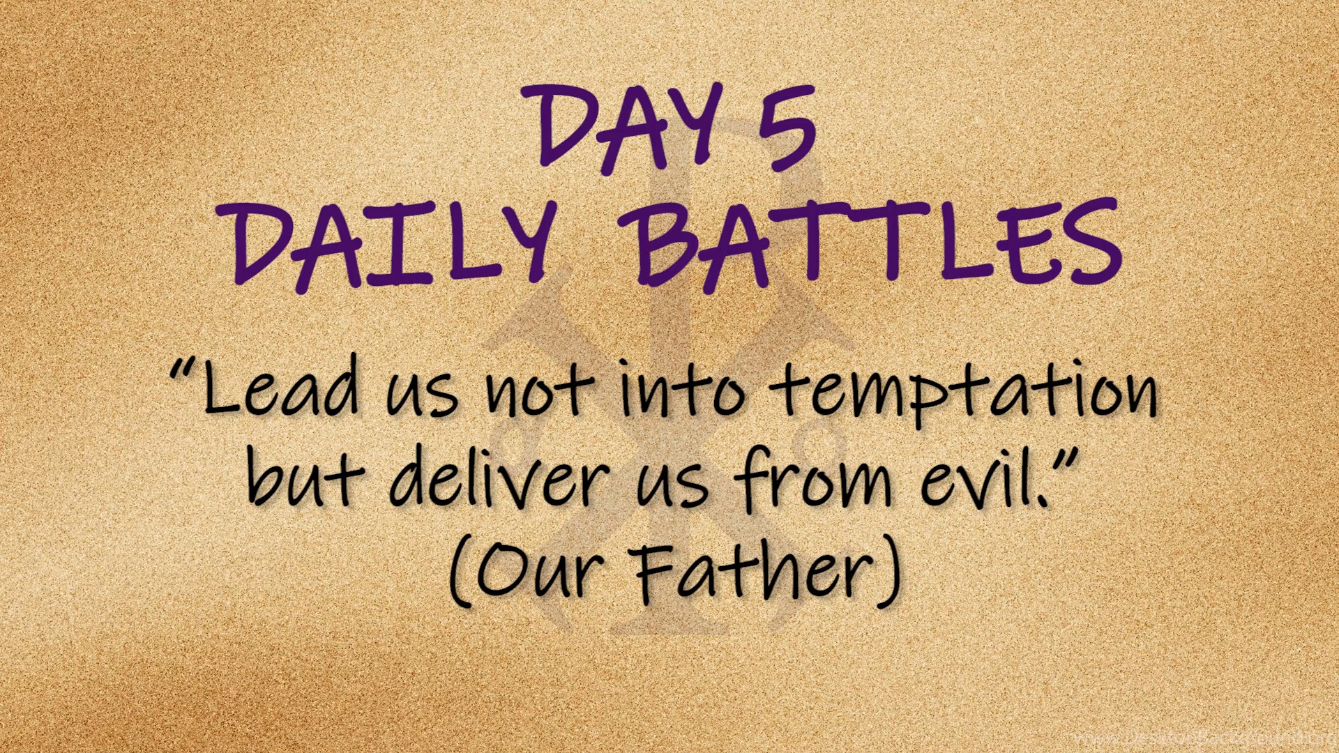 Featured image for “Side by Side – Day 5 “Daily Battles””