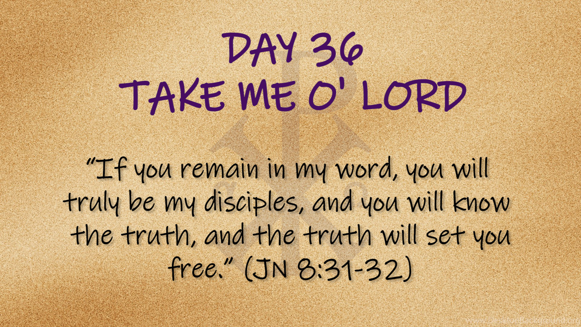 Featured image for “Side by Side – Day 36 “Take Me O’ Lord””