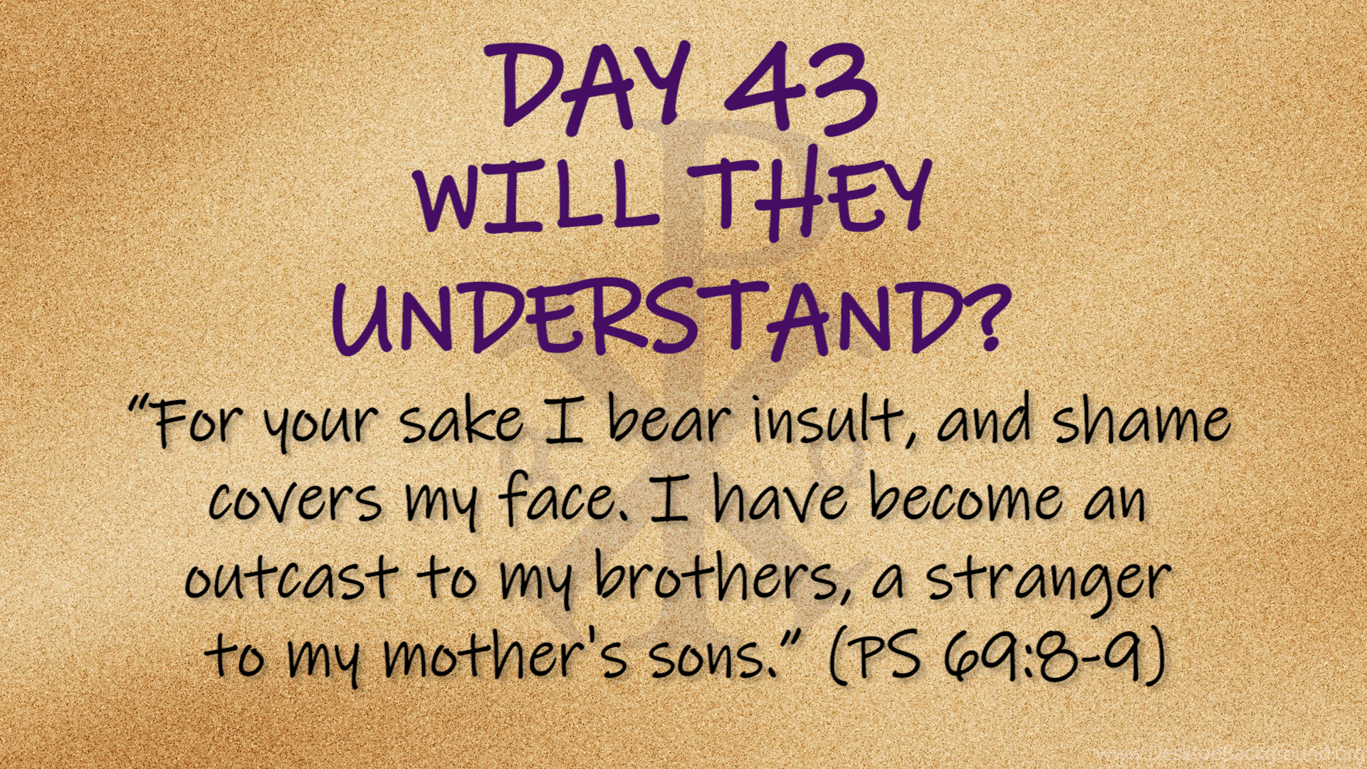 Featured image for “Side by Side – Day 43 “Will They Understand?””