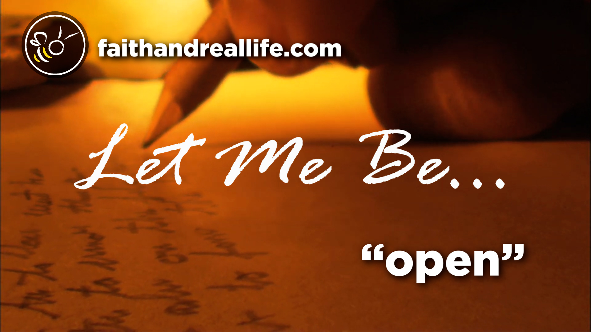 Featured image for ““Let Me Be…” Open”
